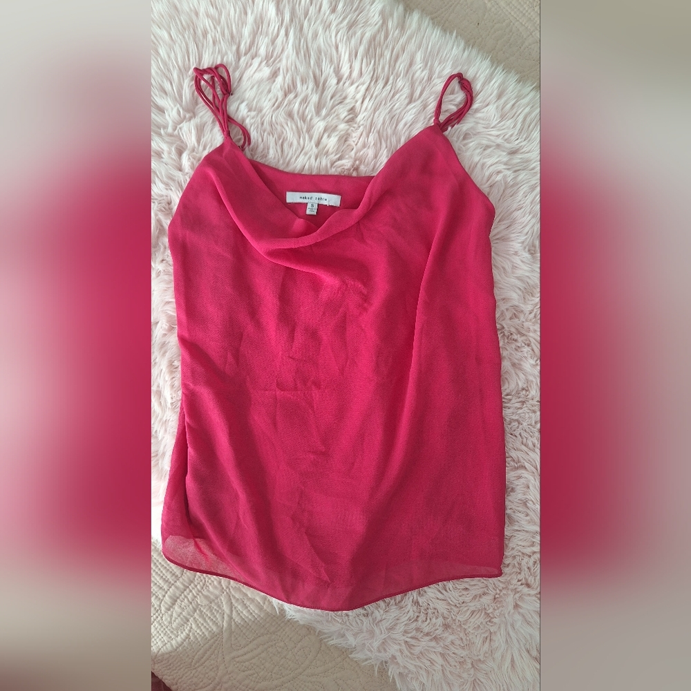 Naked Zebra Vibrant Pink Camisole